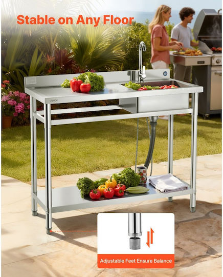 Vevor Λάντζα Μονή DSCDGZT120CM131GM001V0 120x50x94εκ.