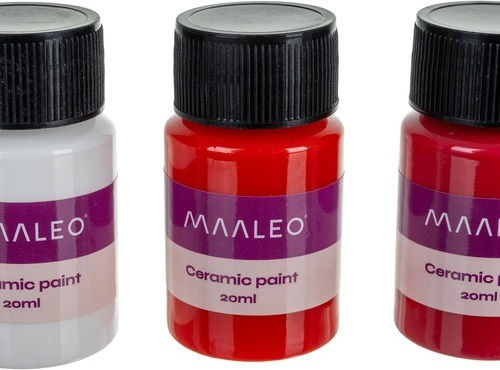 Maaleo Special Craft Paints for Glass 20ml 12pcs