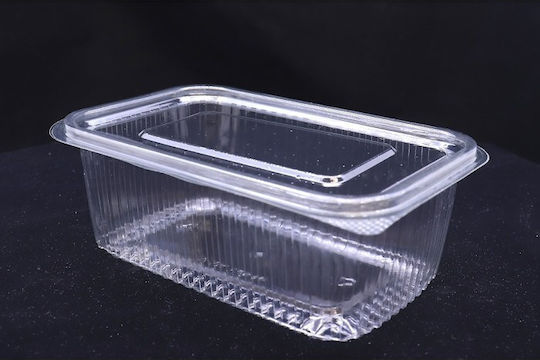 Lux Plast Disposable Plastic PET Tableware for Cold 1000ml Transparent FT KD208-1000
