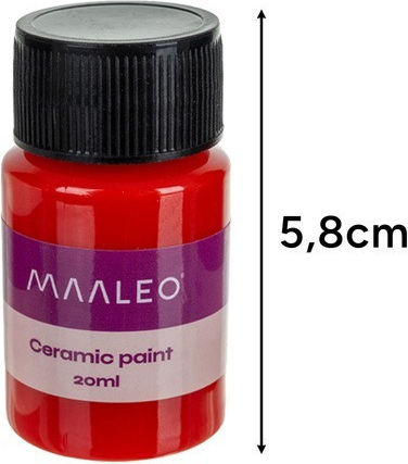 Maaleo Special Craft Paints for Glass 20ml 12pcs