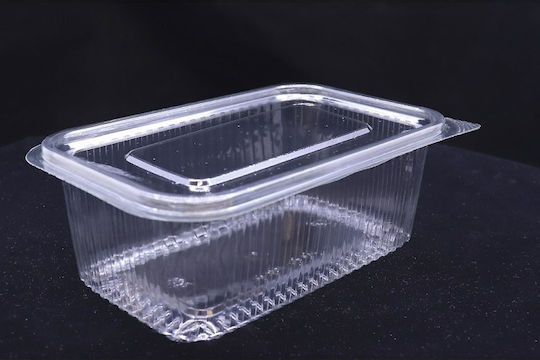 Lux Plast Disposable Plastic PET Tableware for Cold 1000ml Transparent FT KD208-1000