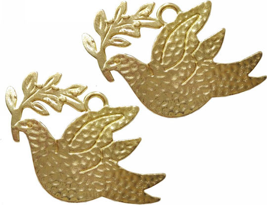 Tatu Moyo Metallic Threaded Motif for Jewelry 5.3x3.6cm. Set 25pcs
