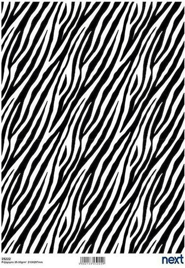 Next Zebra Hârtie de orez Decoupage