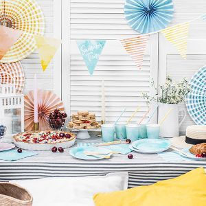 PartyDeco Καλαμάκι Χάρτινο Πολύχρωμο 1τμχ