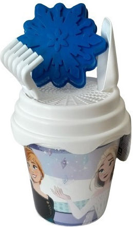 Mondo Frozen Beach Bucket Set with Accessories made of Plastic Purple 17cm