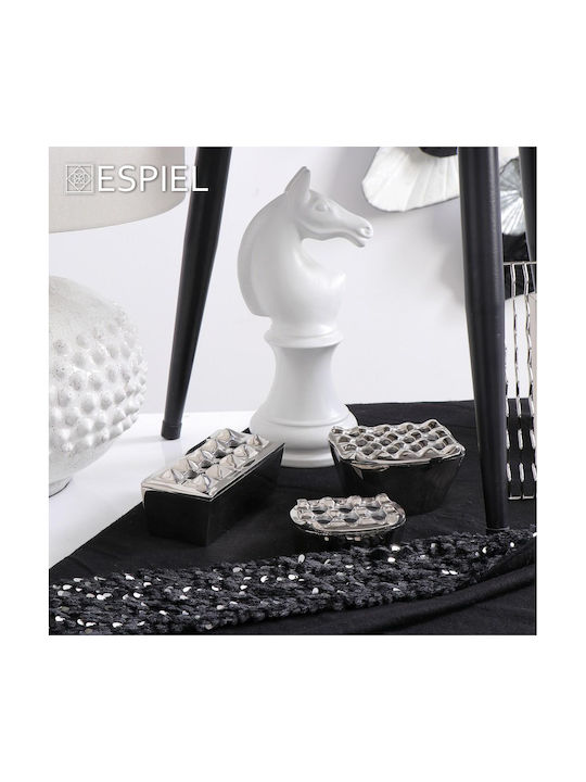 Espiel Ashtray Windproof / Cigar Metallic Silver 1pcs