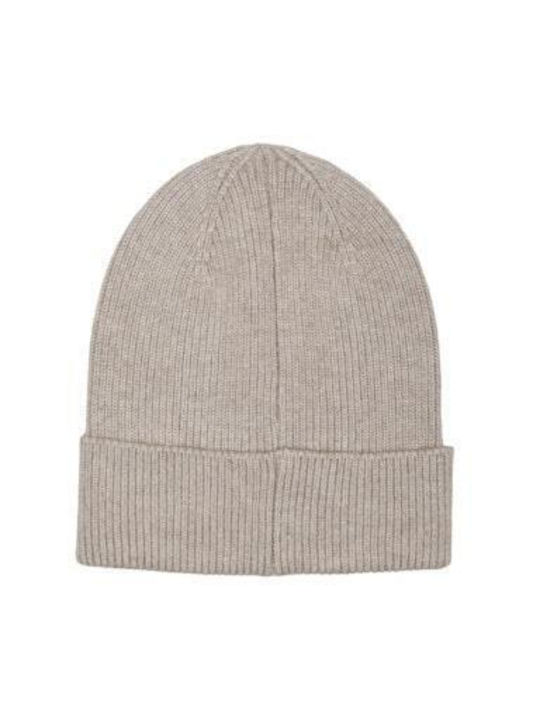 Beanie Unisex Σκούφος Πλεκτός σε Καφέ χρώμα