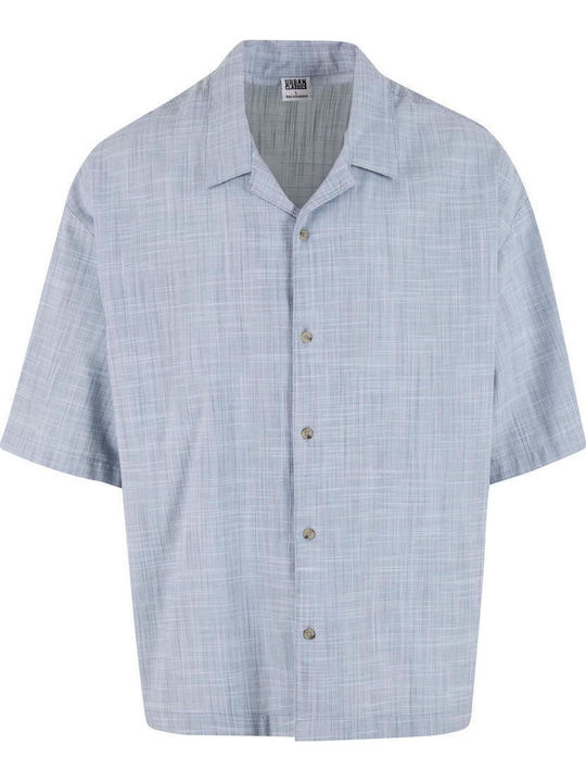 Kurzärmlig Hemd Light Blue, White
