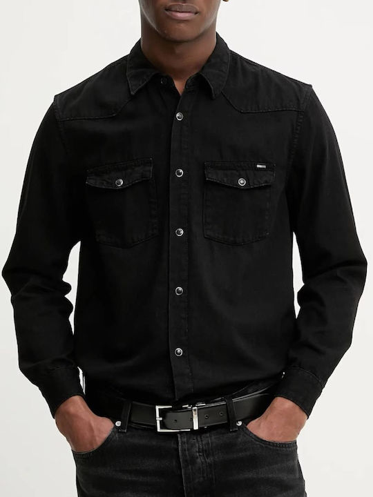 Tommy Hilfiger Jeans Hemd Denim Black