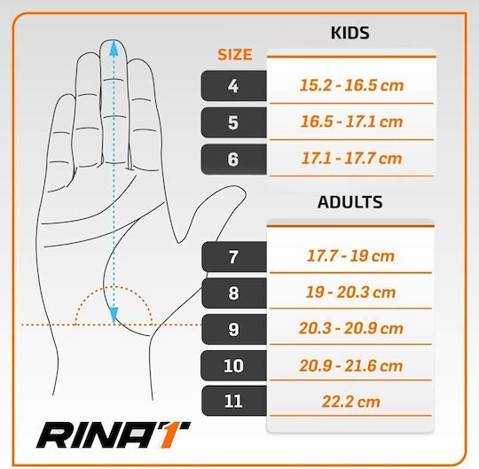 Rinat Γάντια Τερματοφύλακα Ενηλίκων Λευκά