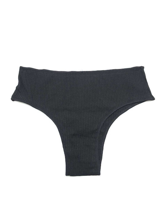 Damen-Slips Baumwoll Schwarz