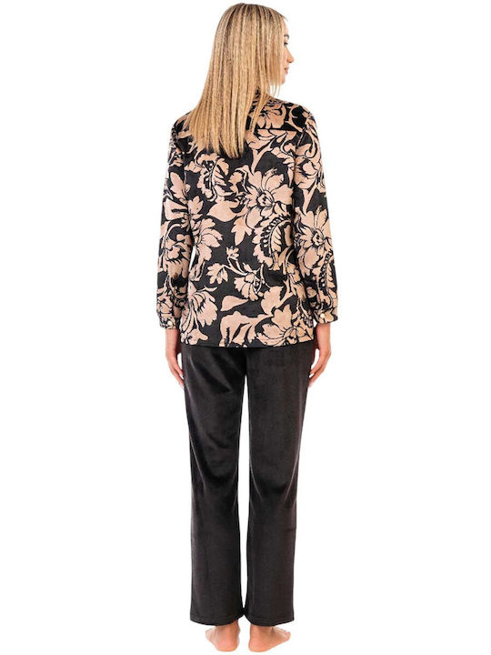 Secret Point Set Pijamale pentru Femei Black