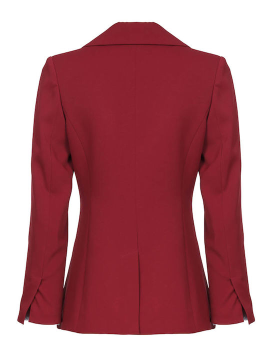 Mind Matter Eve Γυναικείο Σακάκι Cherry Red