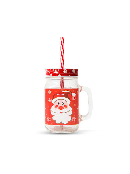 Pahar De Crăciun Din Sticlă 13 Cm 450 Ml (Desene Și Modele Diverse)