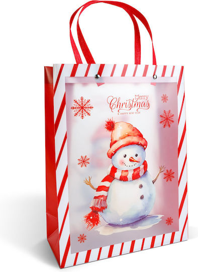 Plastik Tasche für Geschenke Burgundy 32x11x25cm.