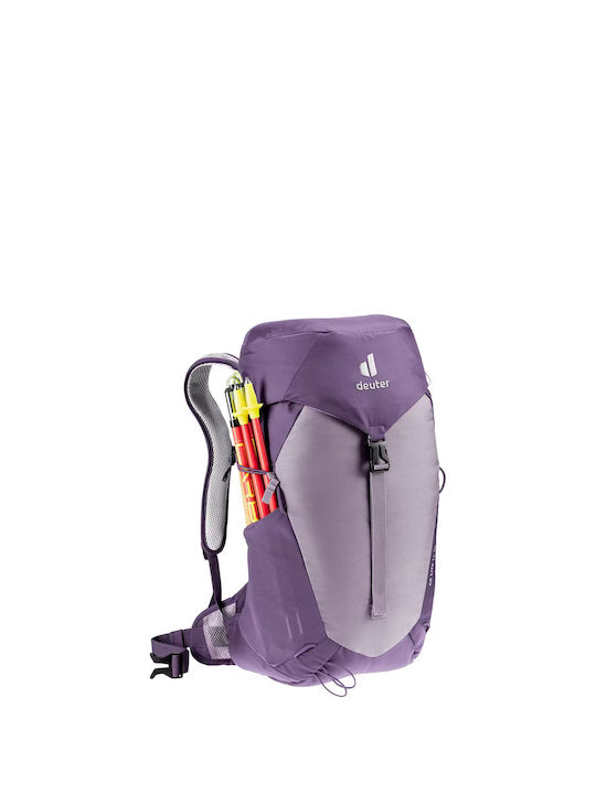 Deuter 14 Sl Ορειβατικό Σακίδιο 2lt Αδιάβροχο Μωβ Daypack