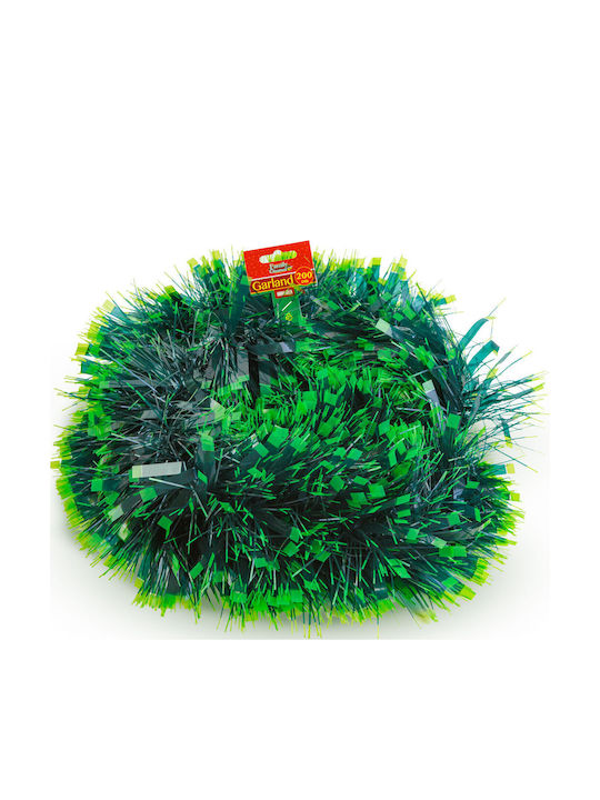 Crăciun Ghirlande Plastică Verde 200x15cm 1buc