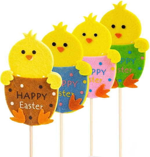 Easter Decoration Chick 4 Types 6 X 9 Cm