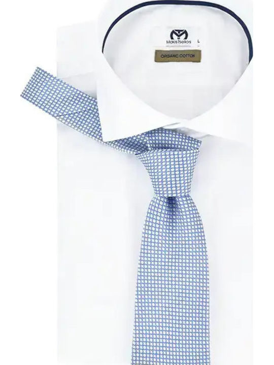 Messaggero Men's Tie Silk in Blue Color