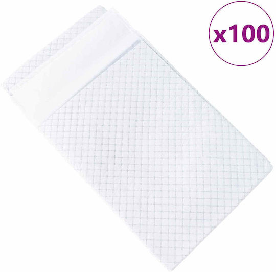 vidaXL Επιδαπέδια Πάνα Σκύλου 80x80cm 100τμχ