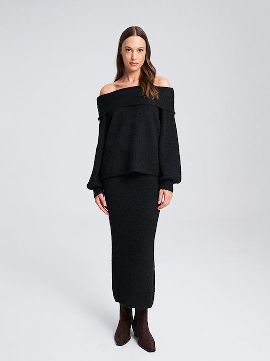 Caramel Skirt Black