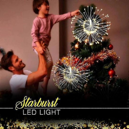 100 Светлини LED На батерия тип Фойерверки 1бр