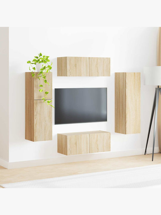 Living Room TV Unit Sonoma Oak L30xW31xH100cm