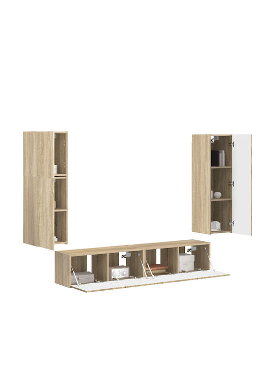 Living Room TV Unit Sonoma Oak L30xW31xH100cm