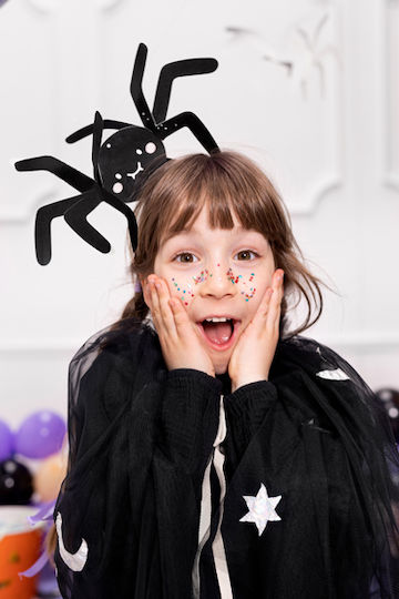 PartyDeco Κρεμαστό Διακοσμητικό για Party Halloween σε Μαύρο χρώμα 6τμχ 17εκ.