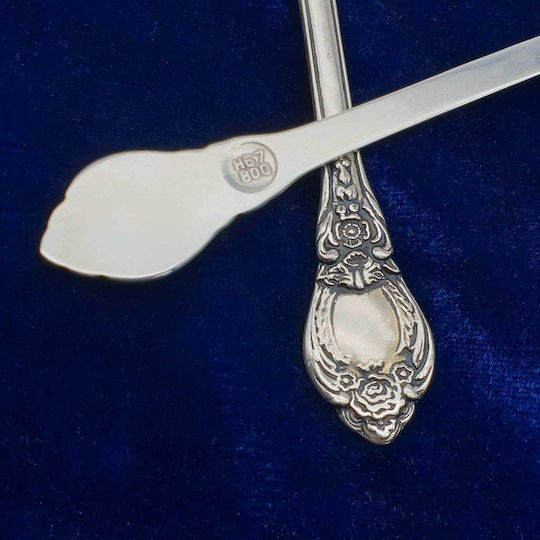 Savvas Design Σετ Κουτάλια Φαγητού Ανοξείδωτα Ασημί 15cm 6τμχ