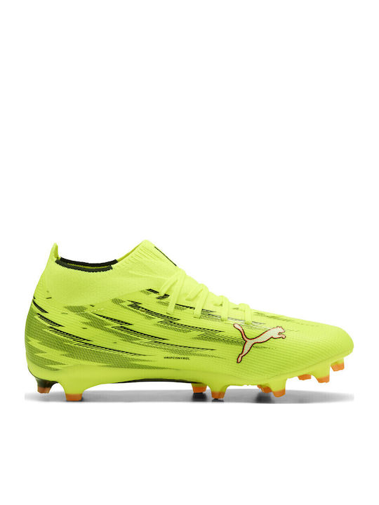 PUMA Ultra 6 Match+ Football Shoes with Cleats Yellow
