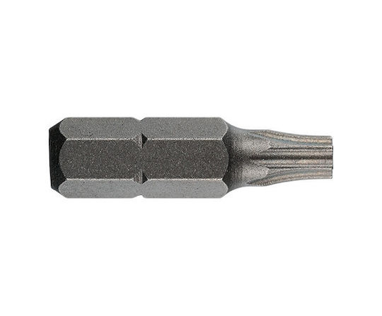 Bit Standard 1/4'' Din Iso 1173 Form C 6.3 Torx Profile Hole L 25 Tx Bo 30 Pieces