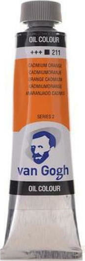 Royal Talens Van Gogh Oil Colour Cadmium Orange 211 20ml