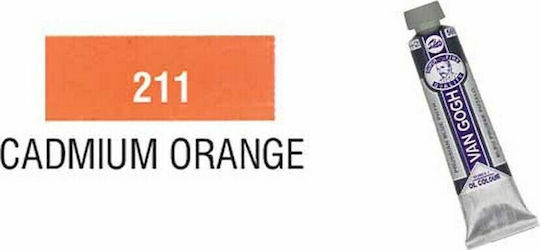 Royal Talens Van Gogh Oil Colour Cadmium Orange 211 20ml