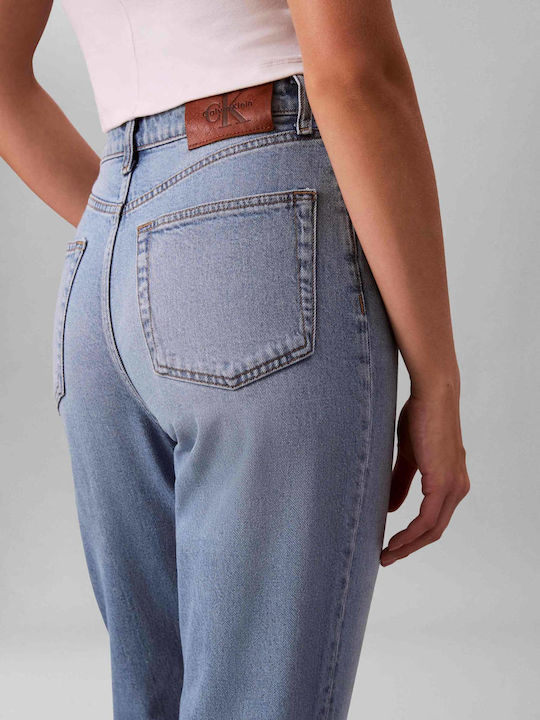 Γυναικείο Jean Παντελόνι σε Mom Εφαρμογή Light Blue