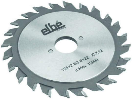 Adjustable Cutter "d125x2.8/3.8x22z12+12"