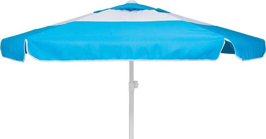 Escape Folding Beach Umbrella Diameter 2m with Air Duct Light Blue