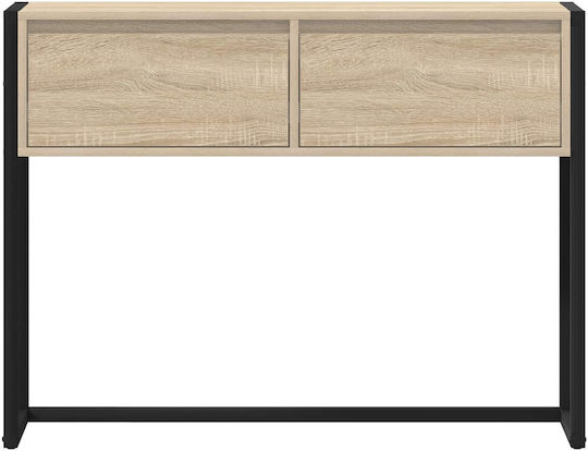 Wooden Console Table Coffee L100xW36xH75cm