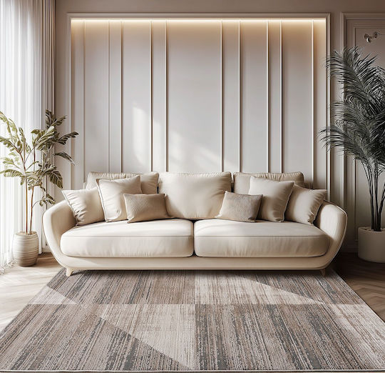 Beauty Home Serena Art 9833 160x230cm Μπεζ, Γκρι