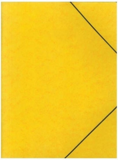 Next Folder Prespan with Rubber Band for Paper A4 Yellow