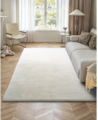 Vevor 244x305cm Αντιολισθητικό Γούνινο Λευκό Ιβουάρ Vevor 244x305cm Αντιολισθητικό Γούνινο Λευκό Ιβουάρ