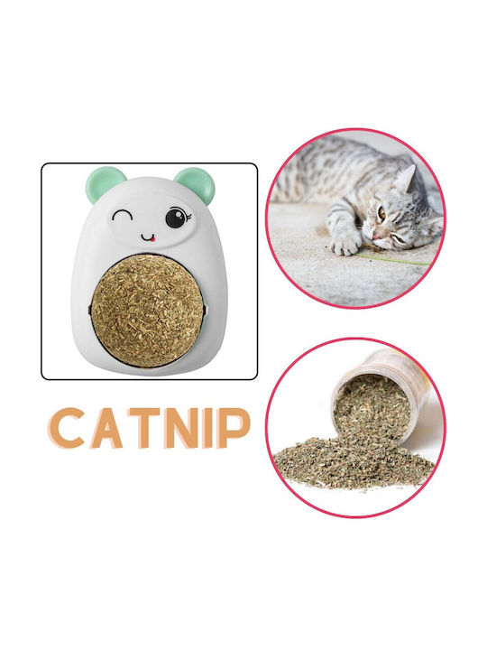 Παιχνίδι Γάτας Μπάλα Μπλε με Catnip 3τμχ