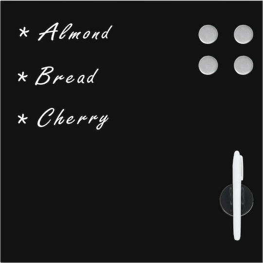 vidaXL Magnetic Hanging Dry Erase Board 40x40cm