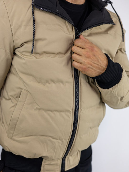 Jacket Beige/black
