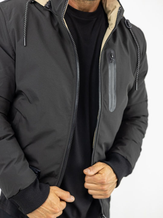 Jacket Beige/black
