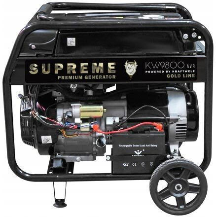 Kraftwele Supreme Trifazică Generator Benzină (în patru timpi) Patru timpi cu Autostart și Putere Maximă 9kVA
