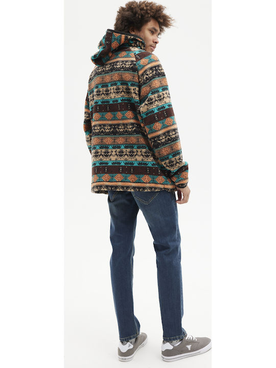 Jacket Brown, Turquoise