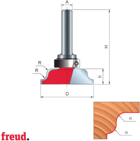 Freză 23-10008p 39,5x11,5x8,0 R4