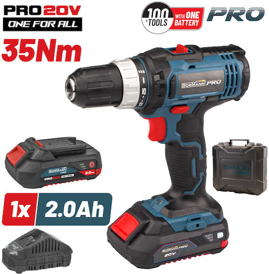 Bormann Pro BBP3000 Drill Driver Battery 20V 1x1.5Ah