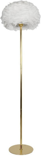 GloboStar Floor Lamp H150xW40cm. with Socket for Bulb E27 Beige